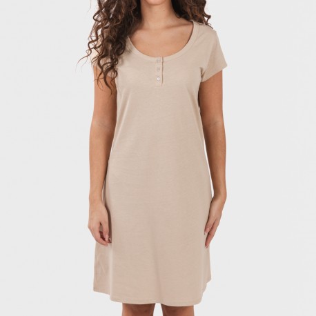 Blusón algodón liso