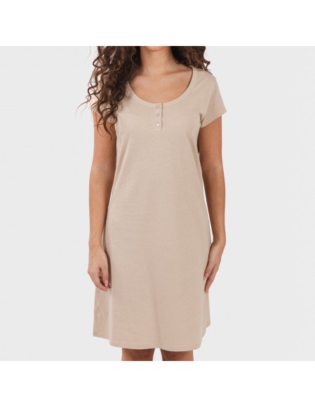 Blusón algodón liso