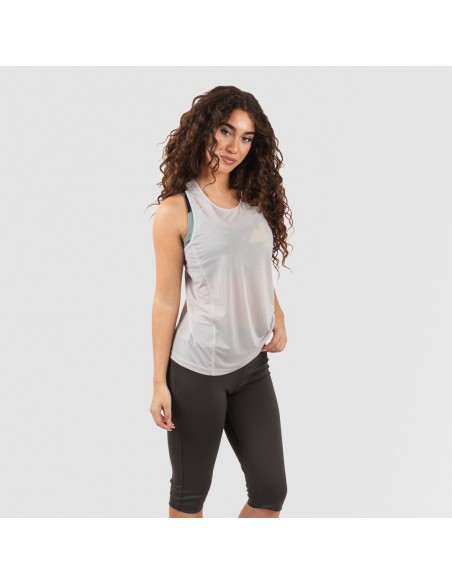 Conjunto deportivo leggings corto mujer perla - marengo
