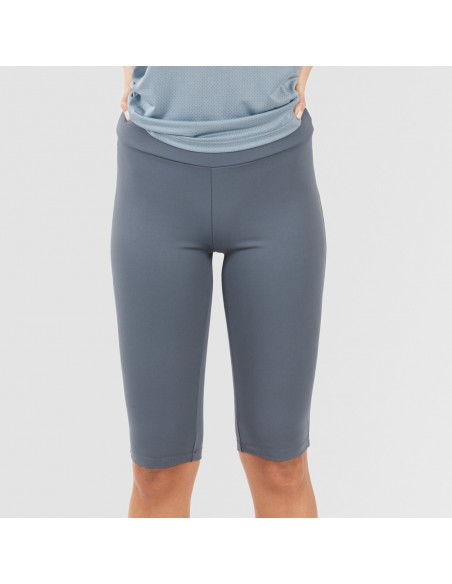 Conjunto deportivo leggings corto mujer indigo claro - oscuro