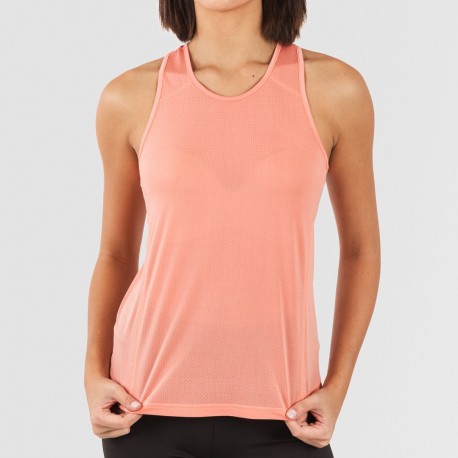 Conjunto deportivo leggings corto mujer naranja - negro