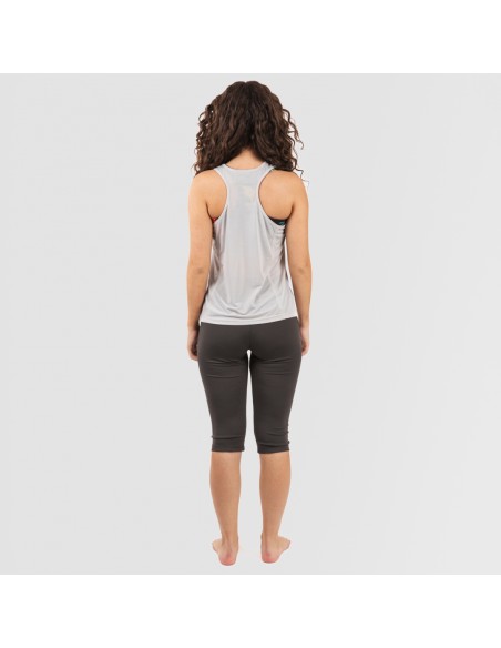 Conjunto deportivo leggings corto mujer perla - marengo