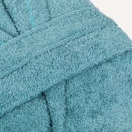 Albornoz liso agua marina 450gr Niños