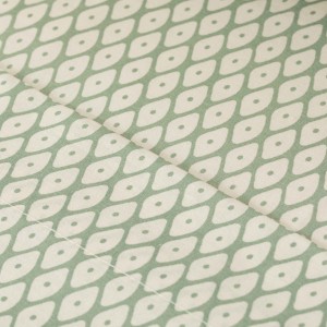 Juego de sábanas algodón Columbus verde 2