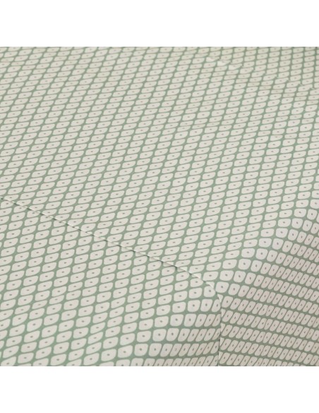 Juego de sábanas algodón Columbus verde