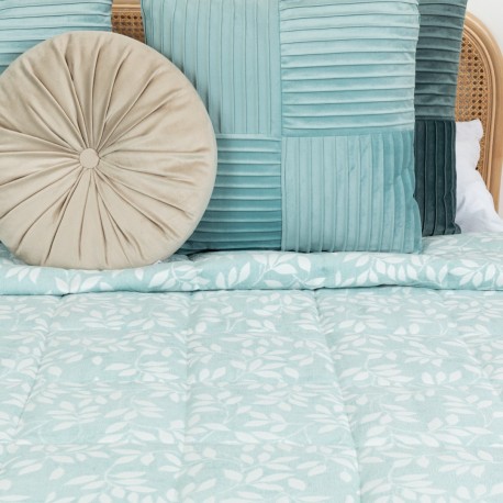 Colcha jacquard chenilla Mariana verde tiffany - 120gr