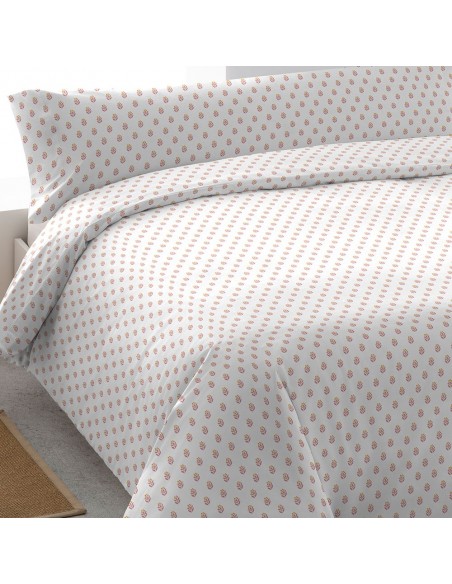 Funda nórdica algodón Spring marsala