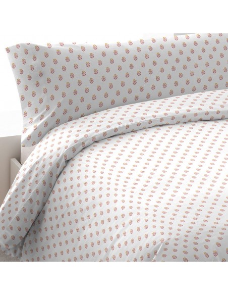 Funda nórdica algodón Spring marsala