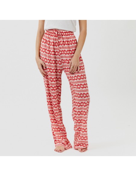 Pantalón viscosa Pastela fresa