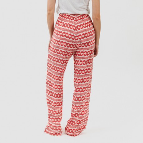 Pantalón viscosa Pastela fresa