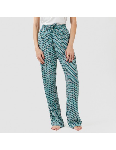 Pantalón viscosa Dueña azul