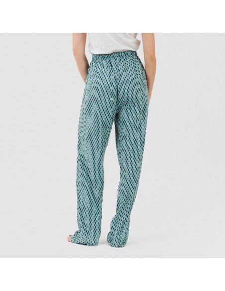Pantalón viscosa Dueña azul
