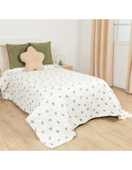 Colcha bouti Chuchin verde