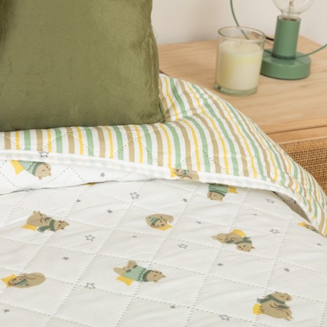 Colcha bouti Chuchin verde