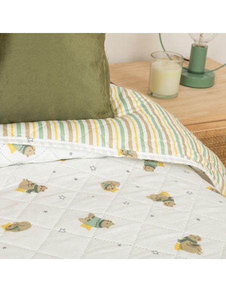 Colcha bouti Chuchin verde