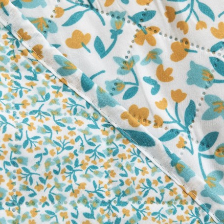 Colcha bouti Uriva verde tiffany