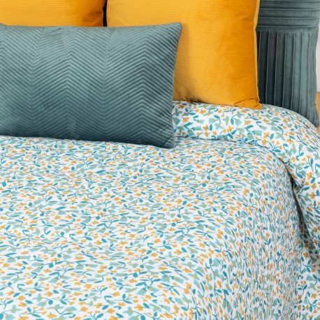 Colcha bouti Uriva verde tiffany