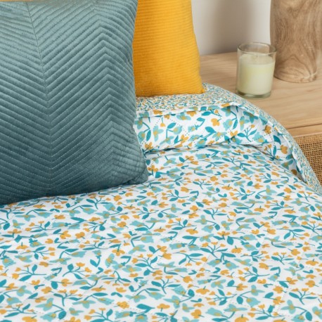 Colcha bouti Uriva verde tiffany