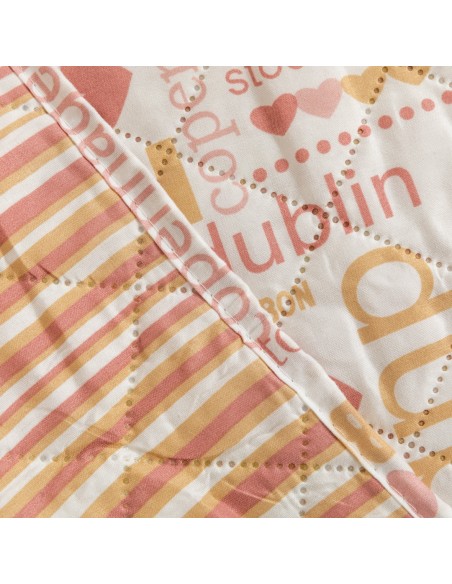 Colcha bouti Paris marsala