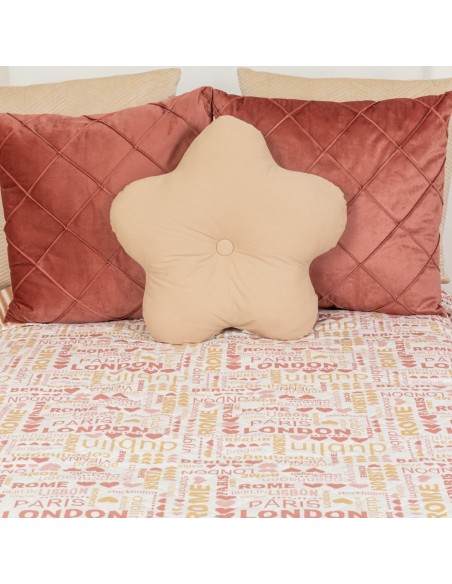 Colcha bouti Paris marsala