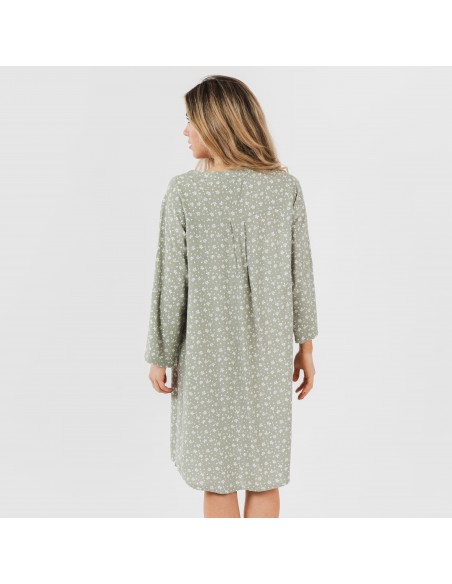 Camisola viscosa Valeria verde caceria