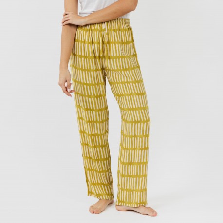 Pantalón viscosa Lemonade verde lima