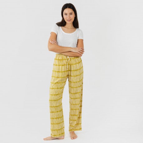 Pantalón viscosa Lemonade verde lima