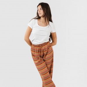 Pantalón viscosa Emily teja 2