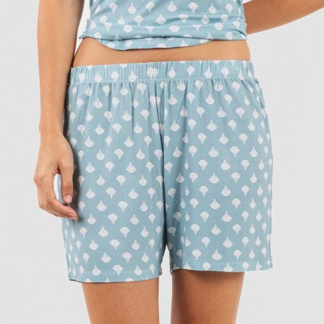 Pijama tirantes mujer viscosa Summer indigo