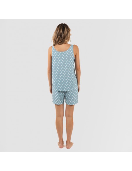 Pijama tirantes mujer viscosa Summer indigo