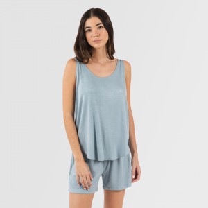 Pijama tirantes mujer viscosa liso