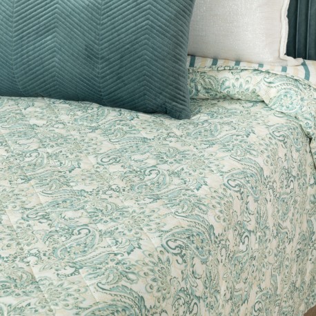 Colcha bouti Ninfa verde