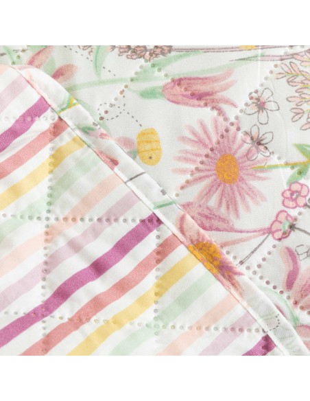 Colcha bouti Ainhoa rosa