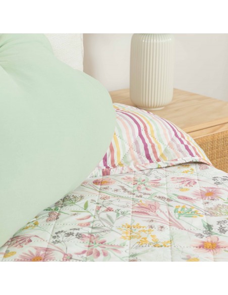 Colcha bouti Ainhoa rosa