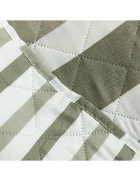 Colcha bouti Raya Aviles verde caceria