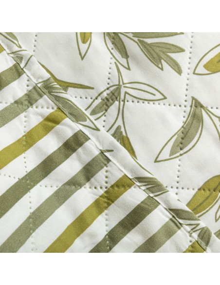 Colcha bouti Caliope verde caceria