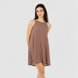 Vestido corto tirantes crepe Olmeca 2