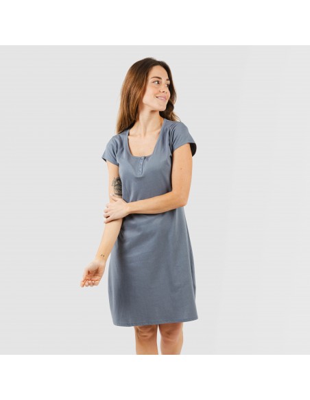 Blusón algodón liso