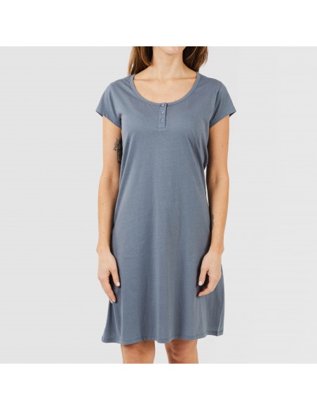 Blusón algodón liso