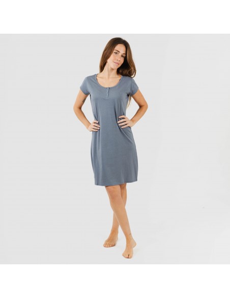 Blusón algodón liso