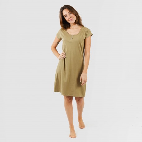 Blusón algodón liso