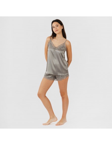 Pijama tirantes mujer satén Friday liso