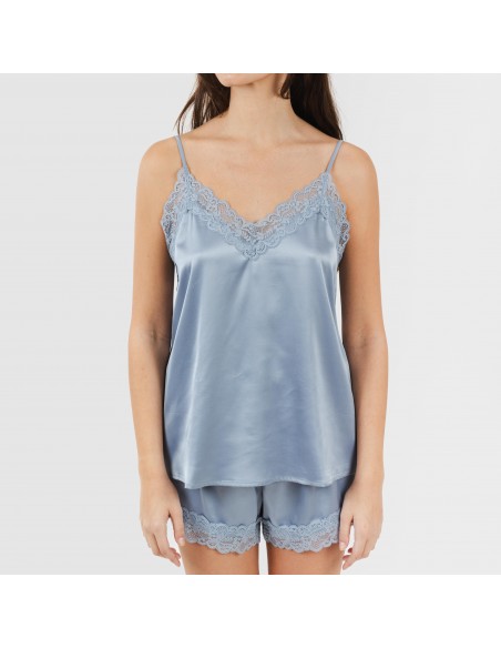Pijama tirantes mujer satén Friday liso