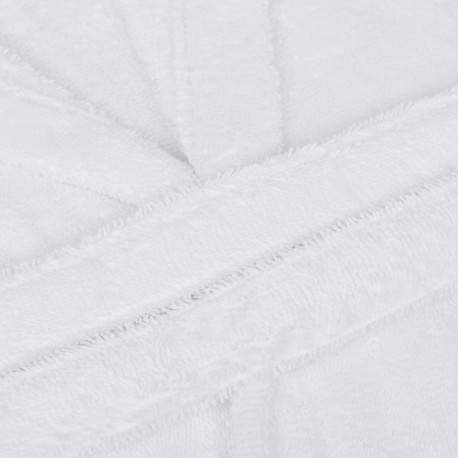 Albornoz capucha blanco 450gr Unisex