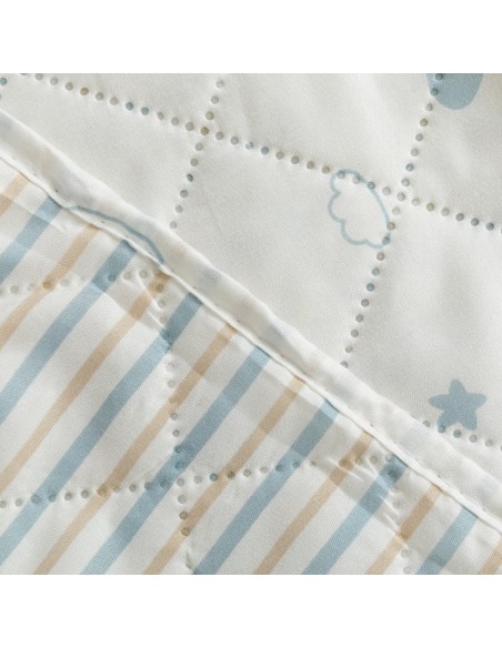 Colcha bouti Bennet indigo