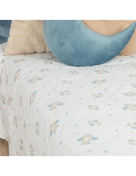 Colcha bouti Bennet indigo