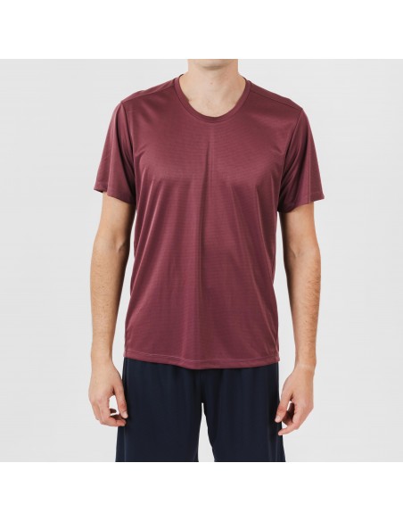 Conjunto deportivo corto tecnico hombre burdeos marino