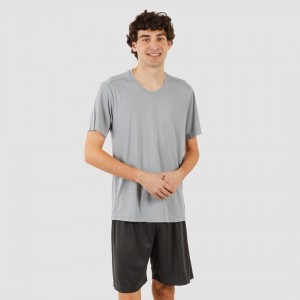 Conjunto deportivo corto tecnico hombre perla marengo 2