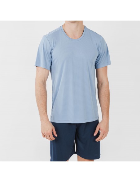 Conjunto deportivo corto tecnico hombre indigo marino