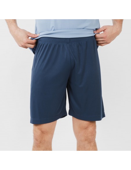 Conjunto deportivo corto tecnico hombre indigo marino